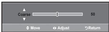 Coarse 50 Move Adjust Return