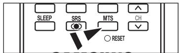 SLEEP SRS MTS CH ○ RESET