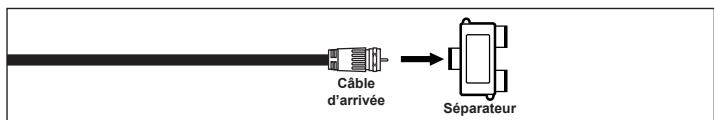Câble d'arrivée Séparateur