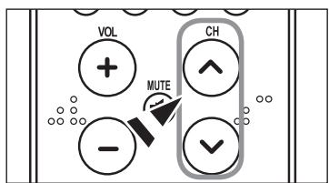SAMSUNG LN-T4081F - Utilisation du bouton "-" - 1