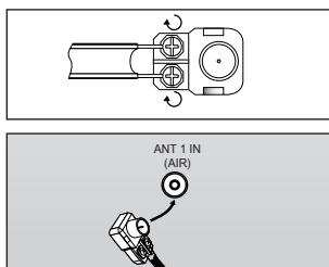 SAMSUNG LN-T4081F - Antennes avec câble bipolaire plat de 300 Ω - 1