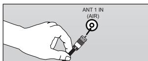 SAMSUNG LN-T4081F - Antennes avec câble rond de 75 Ω - 1