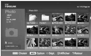 WISELINK Photo 16x8-01 245 Dec-20, 2006 4 / 25 Photo 0001 Up Folder Forder1 Photo 0001 None File 4 File 5 File 6 File 7 File 8 File 9 File 10 File 11 File 12 File 13 Choisir INFO Option Depl. Afficher Retour