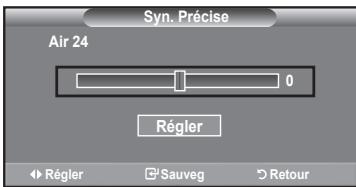 SAMSUNG LN-T4081F - Syntonisation fine des chaînes analogiques - 2