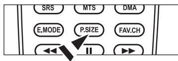 SAMSUNG LN37A450 - Setting the Screen Size - 6