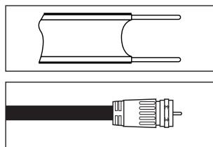 SAMSUNG LN37A450 - Connexion d'antennes VHF et UHF - 1