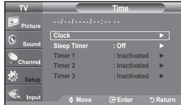 SAMSUNG LN37A450 - Option 2: Setting the Clock Automatically - 2