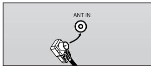 SAMSUNG LN37A450 - Antennes avec cable bipolaire plat de 300 Ω - 2