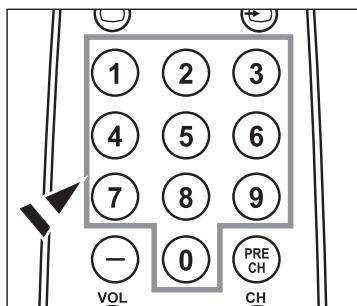 SAMSUNG LN37A450 - Using the Number Buttons - 2