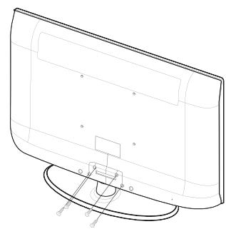 SAMSUNG LN37A450 - Démonter la base - 1
