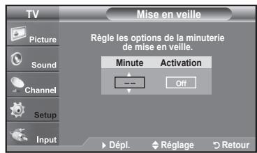 SAMSUNG LN37A450 - Paramétrre le minuteur - 2