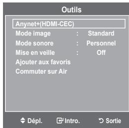 SAMSUNG LN37A450 - Utilisation de la touche TOOLS - 2