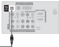SAMSUNG LN37A450 - Branchement d'un système audio numérique - 2