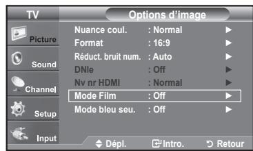 SAMSUNG LN37A450 - Réglage du Mode Film - 1