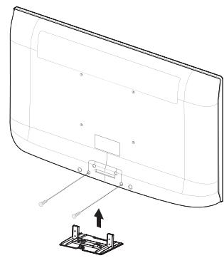 SAMSUNG LN37A450 - Disconnecting the Stand - 3