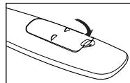 SAMSUNG LN37A450 - Installing Batteries in the Remote Control - 3