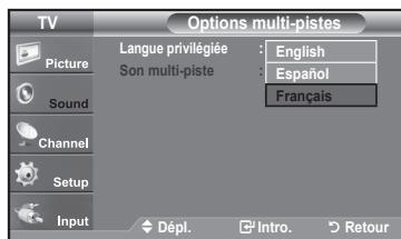 SAMSUNG LN37A450 - Langue privilégée - 3