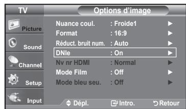 SAMSUNG LN37A450 - Réglage de DNle (Digital Natural Image engine) - 1