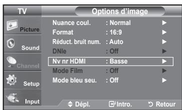 SAMSUNG LN37A450 - Réglage du niveau de noir HDMI - 1