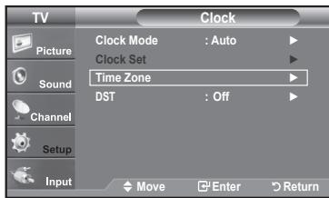 SAMSUNG LN37A450 - Option 2: Setting the Clock Automatically - 4