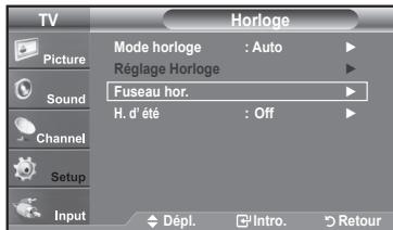SAMSUNG LN37A450 - Option 2: Réglage Automatiquement de l'horloge - 4