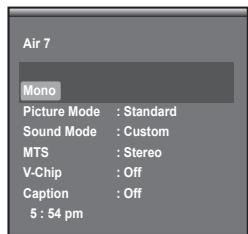 SAMSUNG LN37A450 - Viewing the Display - 2