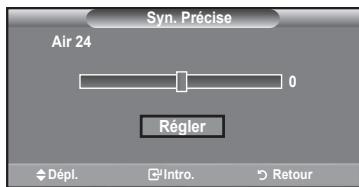 SAMSUNG LN37A450 - Syntonisation fine des chaînes analogiques - 4