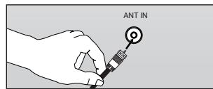 SAMSUNG LN37A450 - Antennes avec cable rond de 75Ω - 1