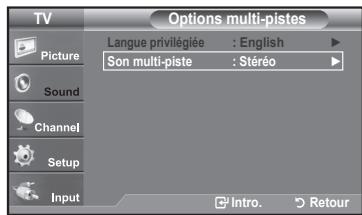 SAMSUNG LN37A450 - Mode audio multipistes - 1