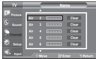 SAMSUNG LN37A450 - Viewing the Channel Lists - 6