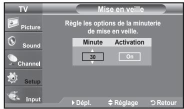 SAMSUNG LN37A450 - Paramétrre le minuteur - 3