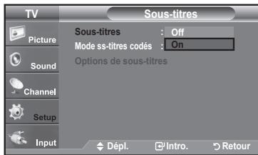 SAMSUNG LN37A450 - Affichage des sous-titres (messages texte à l'écran) – Analogique - 3