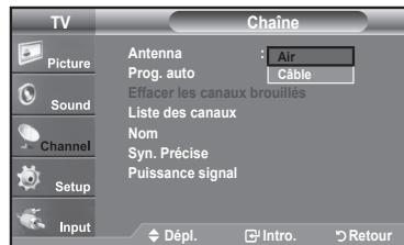 SAMSUNG LN37A450 - Selection de la source du signal video - 2