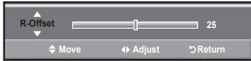 SAMSUNG LN37A450 - Adjusting the White Balance - 3