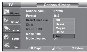 SAMSUNG LN37A450 - Réglage de la réduction numérique des bruits - 2
