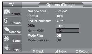 SAMSUNG LN37A450 - Réglage de DNle (Digital Natural Image engine) - 2