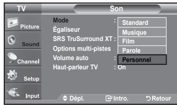 SAMSUNG LN37A450 - Changement du format normal du son - 2