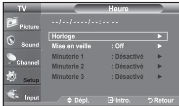 SAMSUNG LN37A450 - Option 2: Réglage Automatiquement de l'horloge - 2