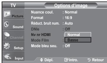 SAMSUNG LN37A450 - Réglage du niveau de noir HDMI - 2