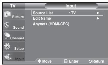 SAMSUNG LN37A450 - To Select the Source - 1