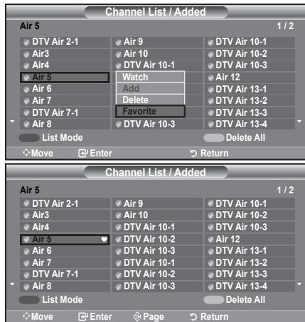 SAMSUNG LN37A450 - Adding and Erasing Channels - 8