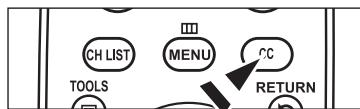 SAMSUNG LN37A450 - Affichage des sous-titres (messages texte à l'écran) – Analogique - 6