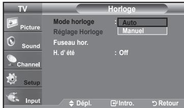 SAMSUNG LN37A450 - Option 2: Réglage Automatiquement de l'horloge - 3