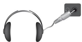 SAMSUNG LN37A450 - Connexion du casque (Vendu séparément) - 1