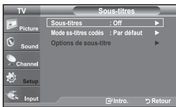 SAMSUNG LN37A450 - Affichage des sous-titres (messages texte à l'écran) – Analogique - 2