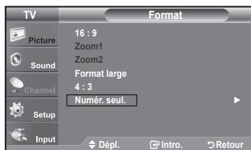 SAMSUNG LN37A450 - Réglage du format de l'image - 4