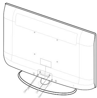 SAMSUNG LN37A450 - Disconnecting the Stand - 1