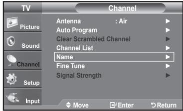 SAMSUNG LN37A450 - Viewing the Channel Lists - 5