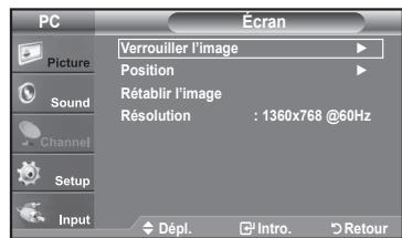 SAMSUNG LN37A450 - Affichage de la résolution - 1