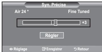 SAMSUNG LN37A450 - Syntonisation fine des chaînes analogiques - 3